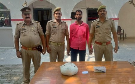 कुंडा में 'ऑपरेशन प्रहार' का असर: 1.205 किग्रा अवैध गांजे के साथ तस्कर गिरफ्तार, पुलिस ने भेजा जेल