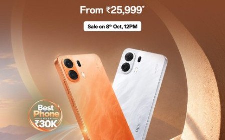 #OppoK14Plus : 8000mAh बैटरी और डाइमेंसिटी 7360 Max के साथ 8 अक्टूबर से फ्लिपकार्ट पर बिक्री