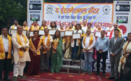 कानपुर में 'विश्व शिक्षक दिवस' पर भव्य सम्मान समारोह: प्रो. एच. एन. मिश्रा उत्कृष्ट शिक्षक पुरस्कार-2026 से सम्मानित हुए गुरुजन
