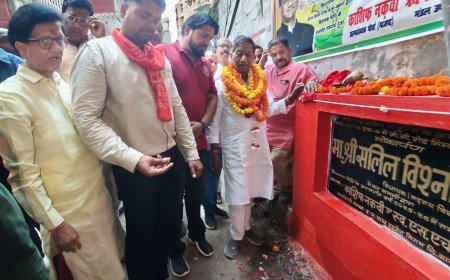 नवरात्र के सातवें दिन सिविल लाइन्स को मिली नई सड़क की सौगात, विधायक सलिल विश्नोई ने किया लोकार्पण