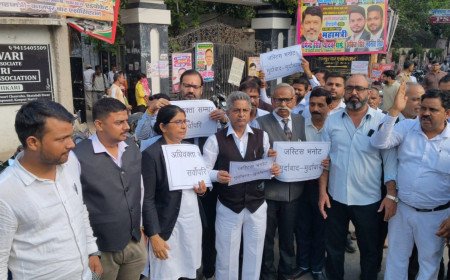 कानपुर में सड़कों पर उतरे वकील: जस्टिस अजय भनोट से तुरंत माफी मांगने की मांग, बोले- 'सम्मान से समझौता नहीं'